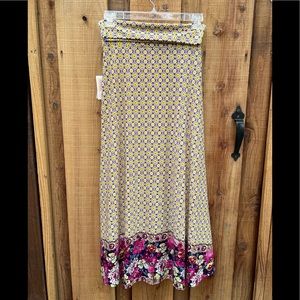 NWT | LuLaRoe Dipped Maxi Skirt | size S